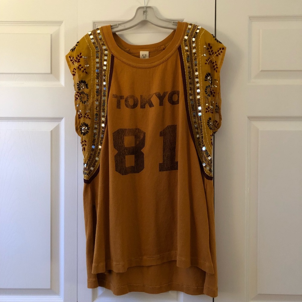 Free People embellished tunic tank